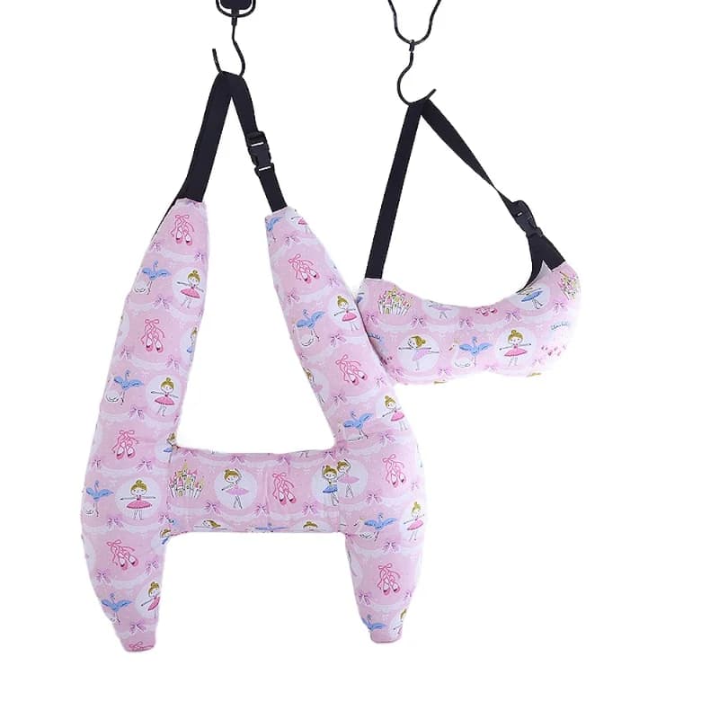 Cuscino da viaggio a forma di H per auto con supporto per la testa, cuscini da viaggio per sedile auto, supporto per il corpo e la testa, cuscino per il collo per bambini e neonati per auto