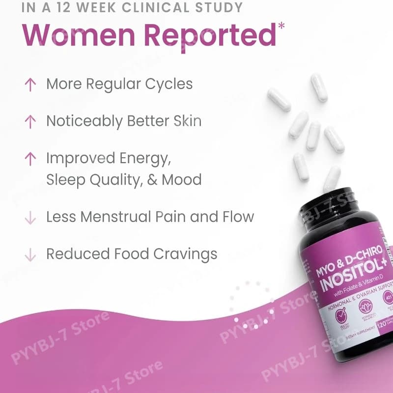 Integratore di Inositolo Optify per Donne con Folato e Vitamina D per Supportare un Equilibrio Ormonale Sano, Cicli Regolari e Salute Ovarica