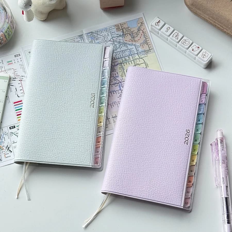 Calendario Notebook Diario 2026 Planner con indice arcobaleno Programma cortical Manuale Piano settimanale mensile di alto valore Note di lavoro
