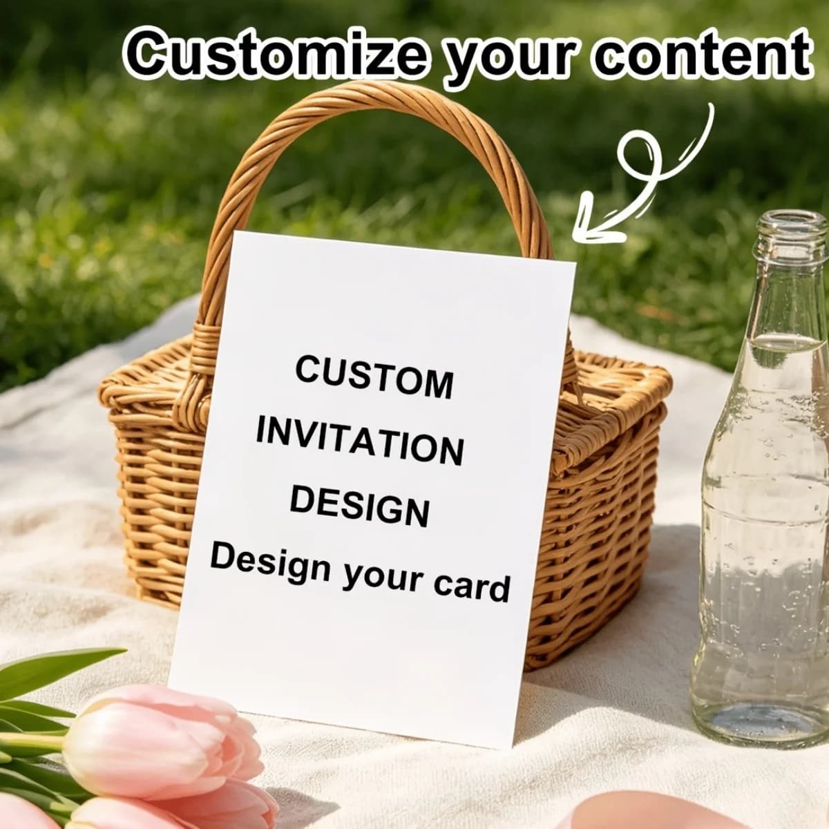 Customizable Greeting Cards, Suitable for Gift Wrapping, Wedding Party Invitations, and Other Occasions.