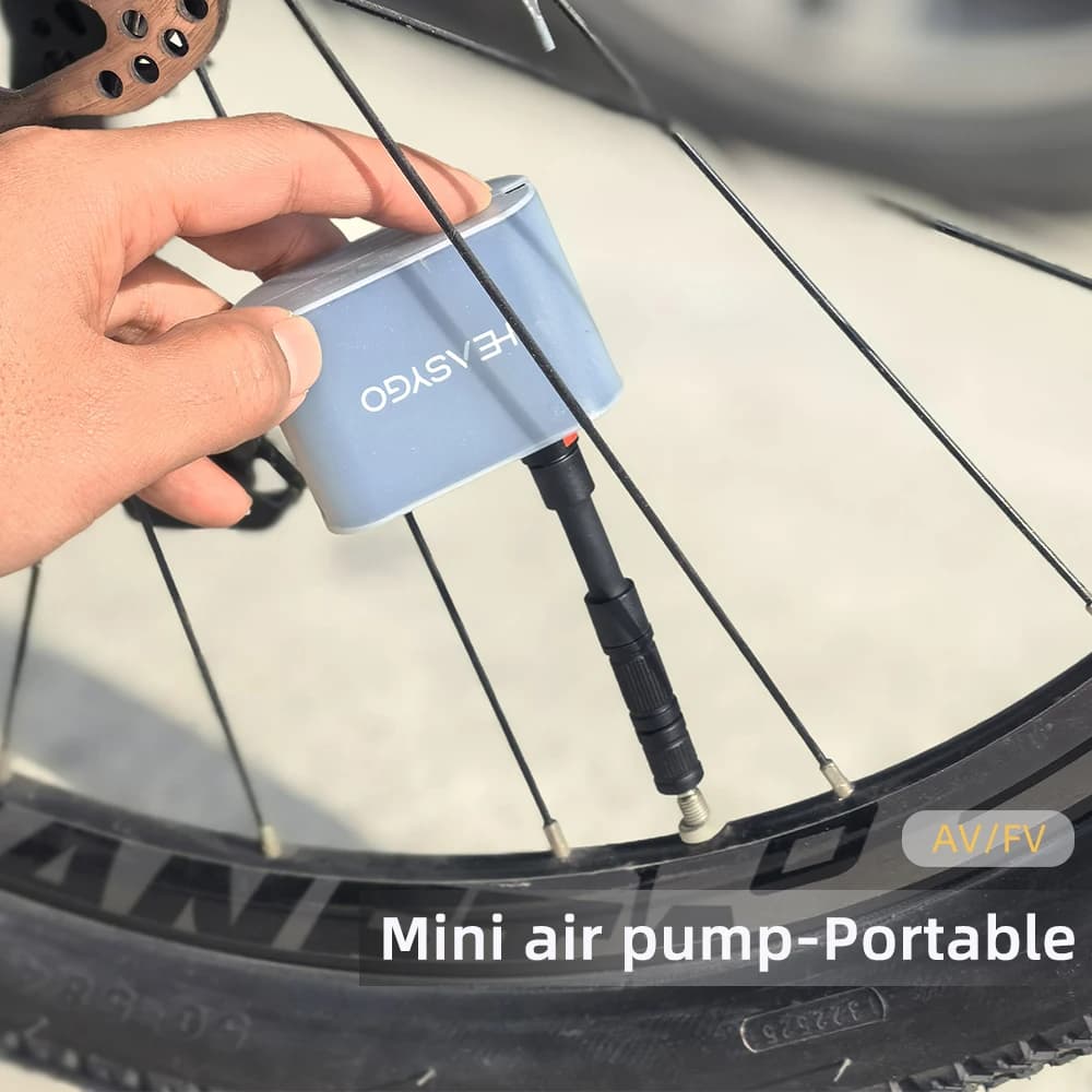 Mini pompa elettrica pompa portatile bici auto pressione dell'aria Presta Schrader valvola ciclismo all'aperto MTB accessori per bici 100 psi