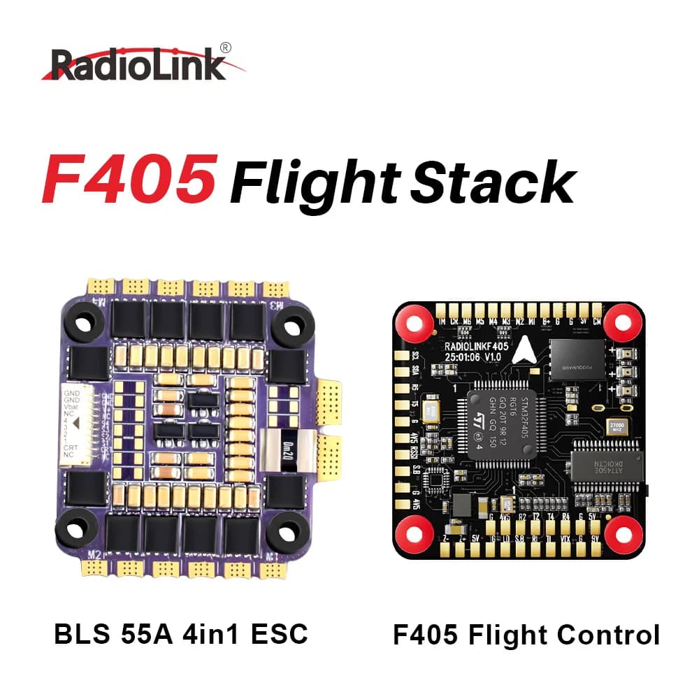 Radiolink F405 F405 FC 55A ESC 3-6S 30,5x30,5mm BMI270 FPV drone gyroscope