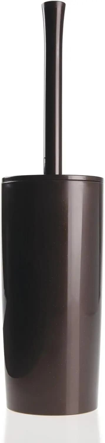 Set di Spazzola e Porta Spazzola per WC in Plastica Sottile, Organizzatore Moderno Compatto per la Pulizia del Bagno - Pulizia Resistente