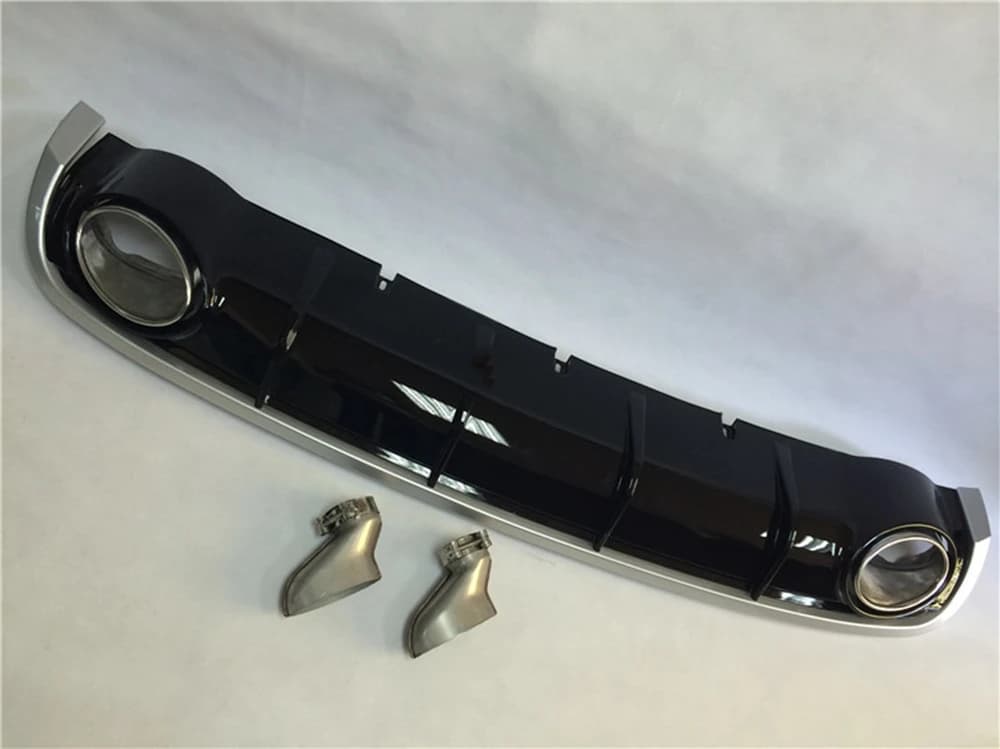 Rear bumper lip spoiler for Audi A6 C7 2012-2015