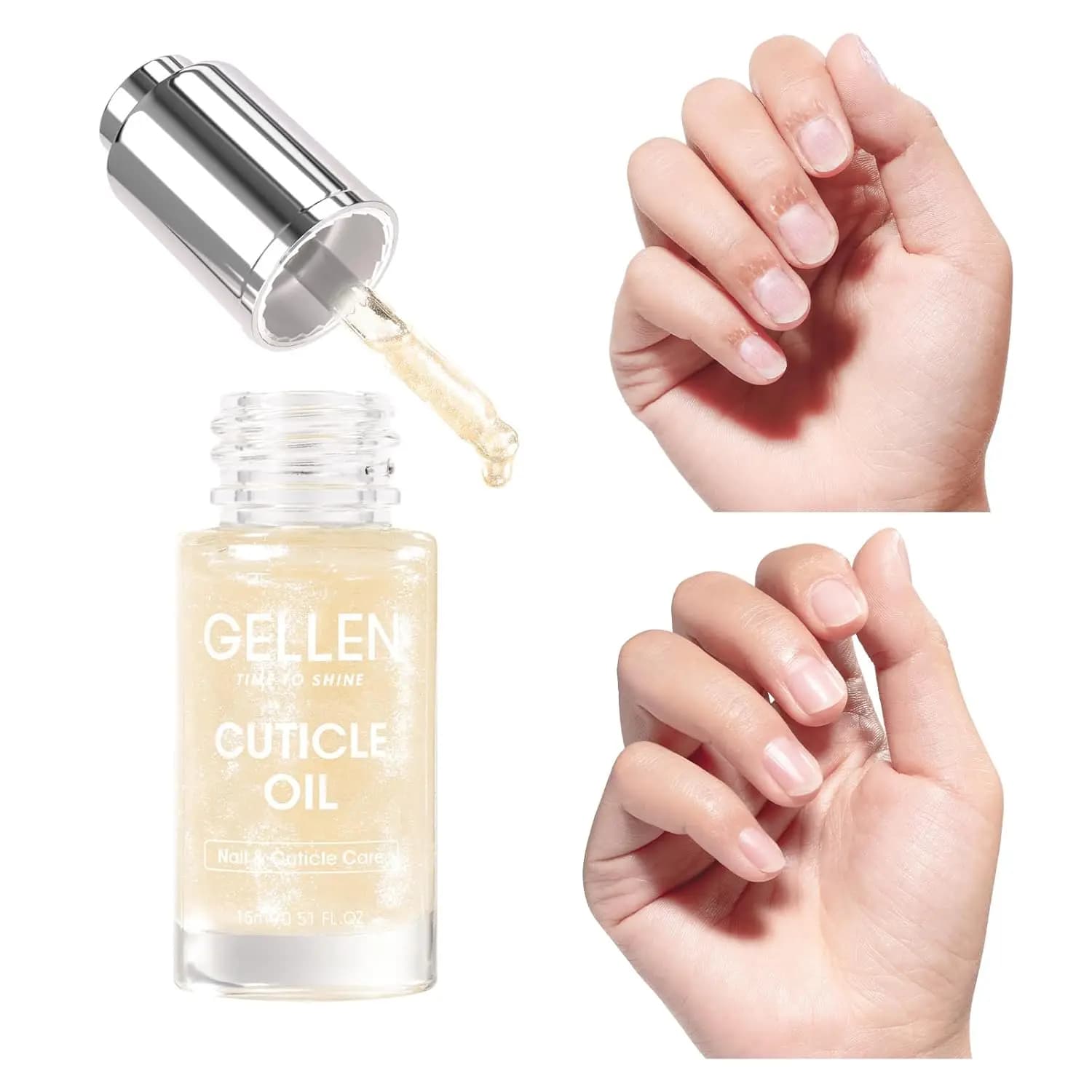 GELLEN Cuticle Oil Reinforcing Treatment for Nail Growth with Vitamin And Nutrition Hydrating Reparator for Men and Women