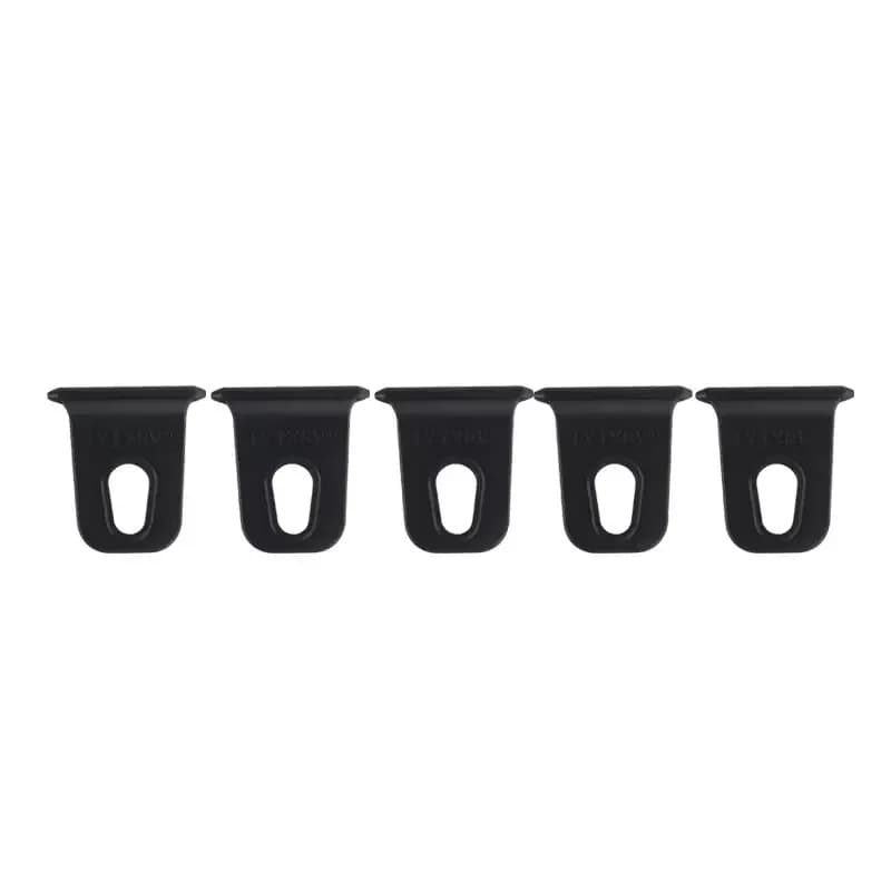 10 pcs hooks for tent sturdy universal white hooks for camper clothes hooks for camping tents in the shape of S clip hats light hangers