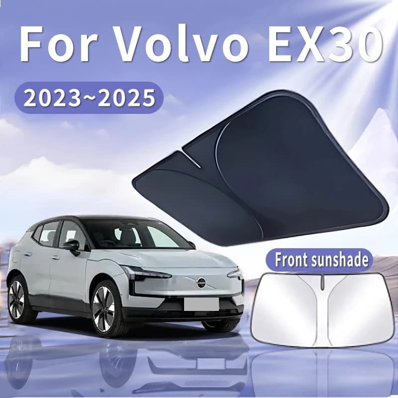Pieghevole Auto Visiera Parasole Per Volvo EX30 2023 2024 2025 Parabrezza Anteriore Parasole Isolamento Termico Raffreddamento Estivo Accessori Auto