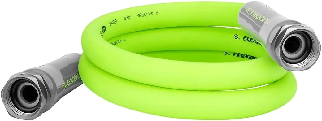Flexzilla Garden Tube 5/8" x 5ft with Female Fittings / Female 3/4" GHT for Easy Connection to the Wrap
