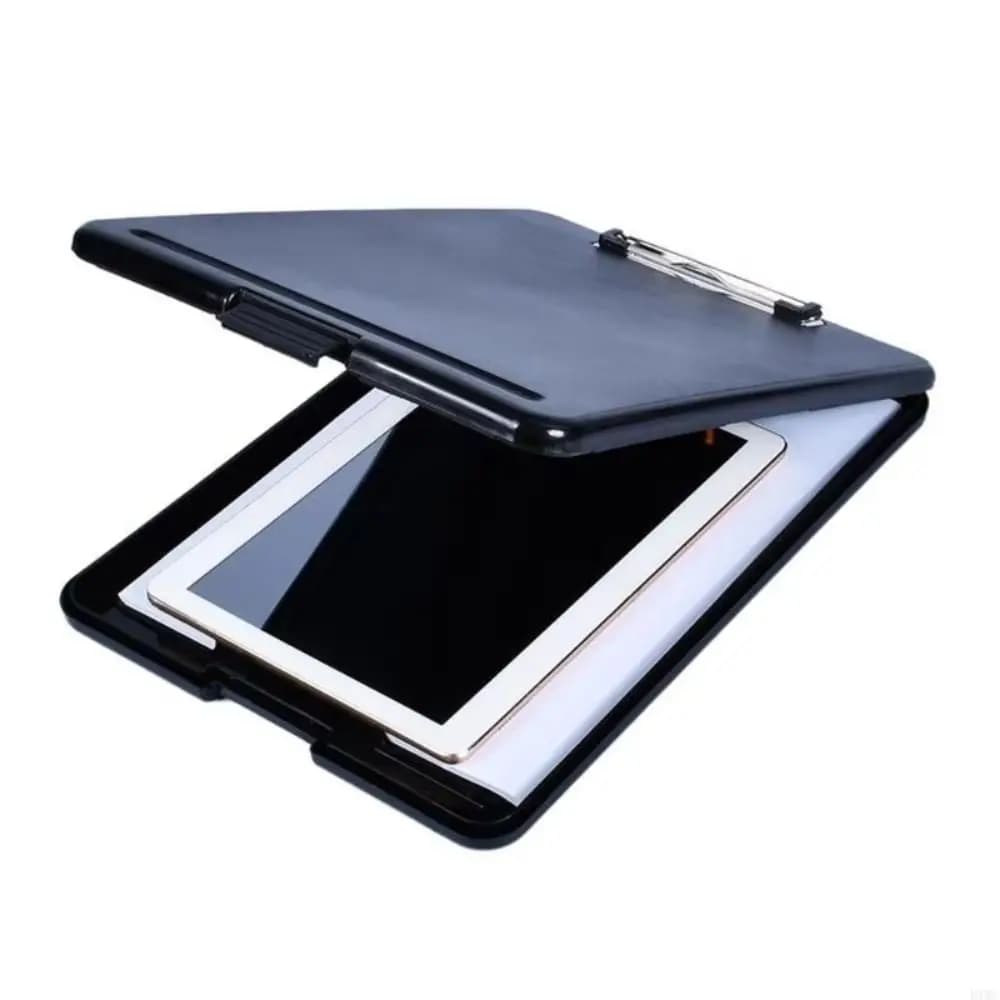 Plastic File Organizer a4 Size Large Capacity Multifunctional File Folder Waterproof with Clipboard Document Box School Use