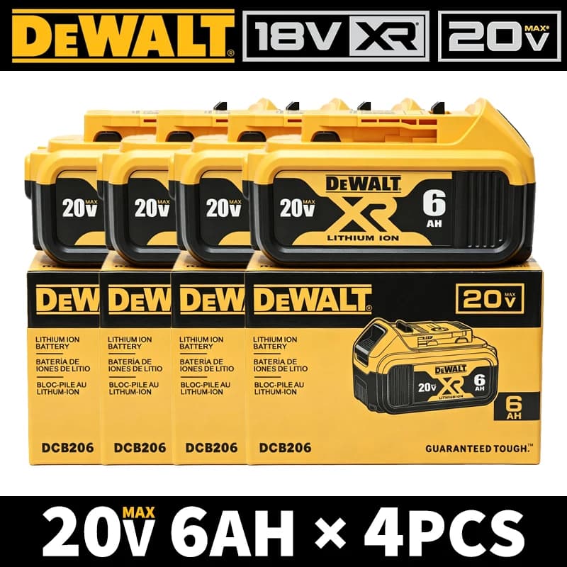 ‍100% Original Dewalt 6Ah 20V Battery Replacement DCD887 DCD805 DCF860 DCD796 DCG406 DCF880 DCF512 DCD805 Power Tools Battery