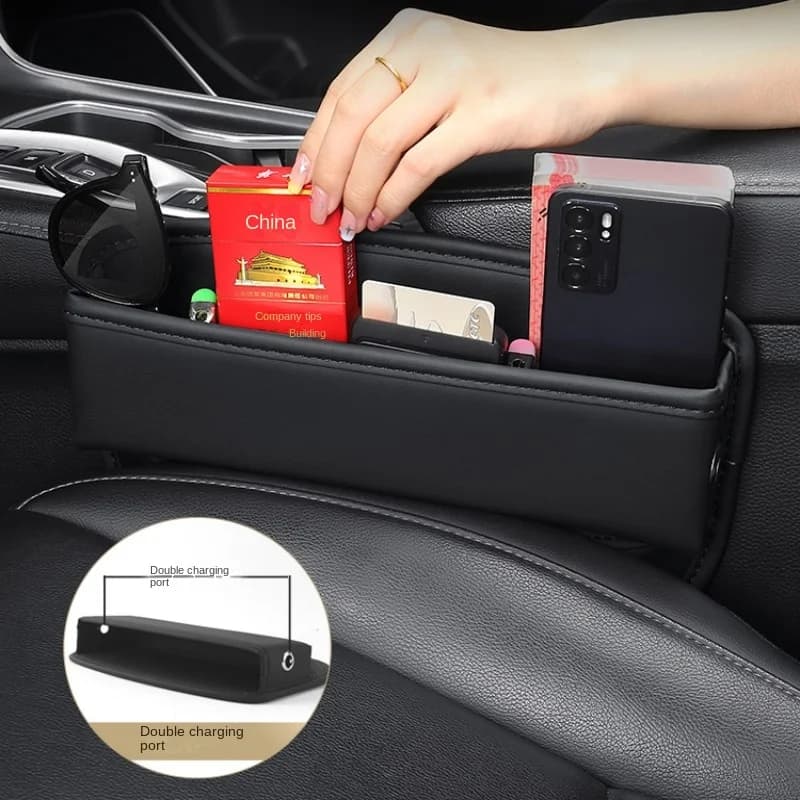 Per Audi A6 A7 C8 2019 2020 2021 2022 2023 2024 Avant Allroad Quattro Car Front Seat Crevice Storage Box Bag custodia integrata