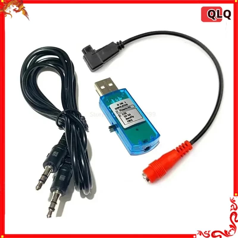 8 in 1 Simulatore Realflight Telecomando Modello USB Aereo Rc Dongle a tutto tondo Phoenix 6.0 Simulazione Golden Warrior