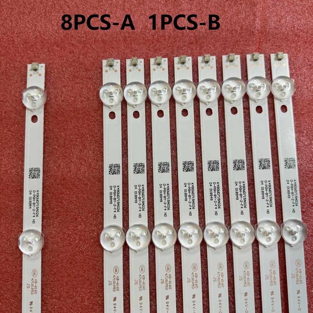 LED Backlight Strip For 49PFF5455 K490WD7 A1 4708-K49WD7-A1213K11 4708-K49WD7- A1213K21 LE49K51S 49PFF5455/T3 49PFF5250