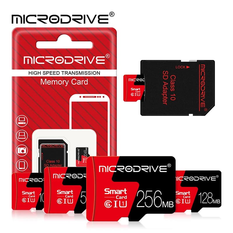 Scheda di Memoria Flash 256MB V10 Micro SD 512MB 1024MB 2048MB TF Card 4K Classe 6 Mini SD per Telefono