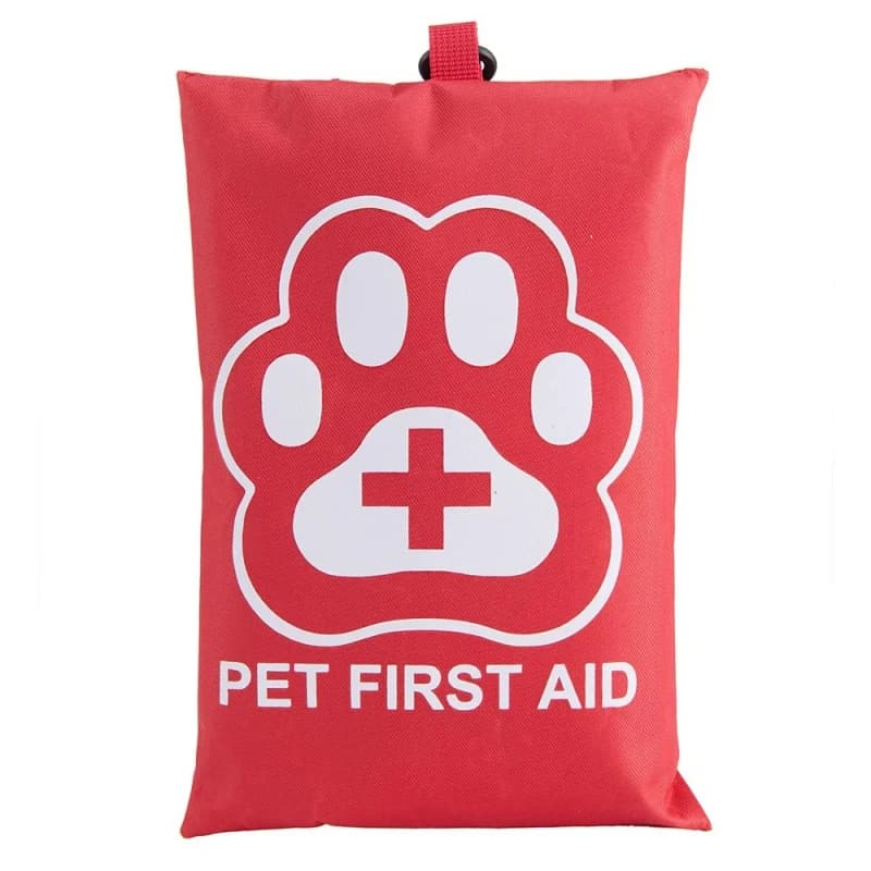 Kit di Pronto Soccorso Portatile per Esterni, Pulizia Ferite/Escursionismo/Viaggio, 1 Set Kit di Primo Soccorso per Animali Domestici - Pacchetto di Emergenza per la Cura delle Ferite per Cani e Gatti