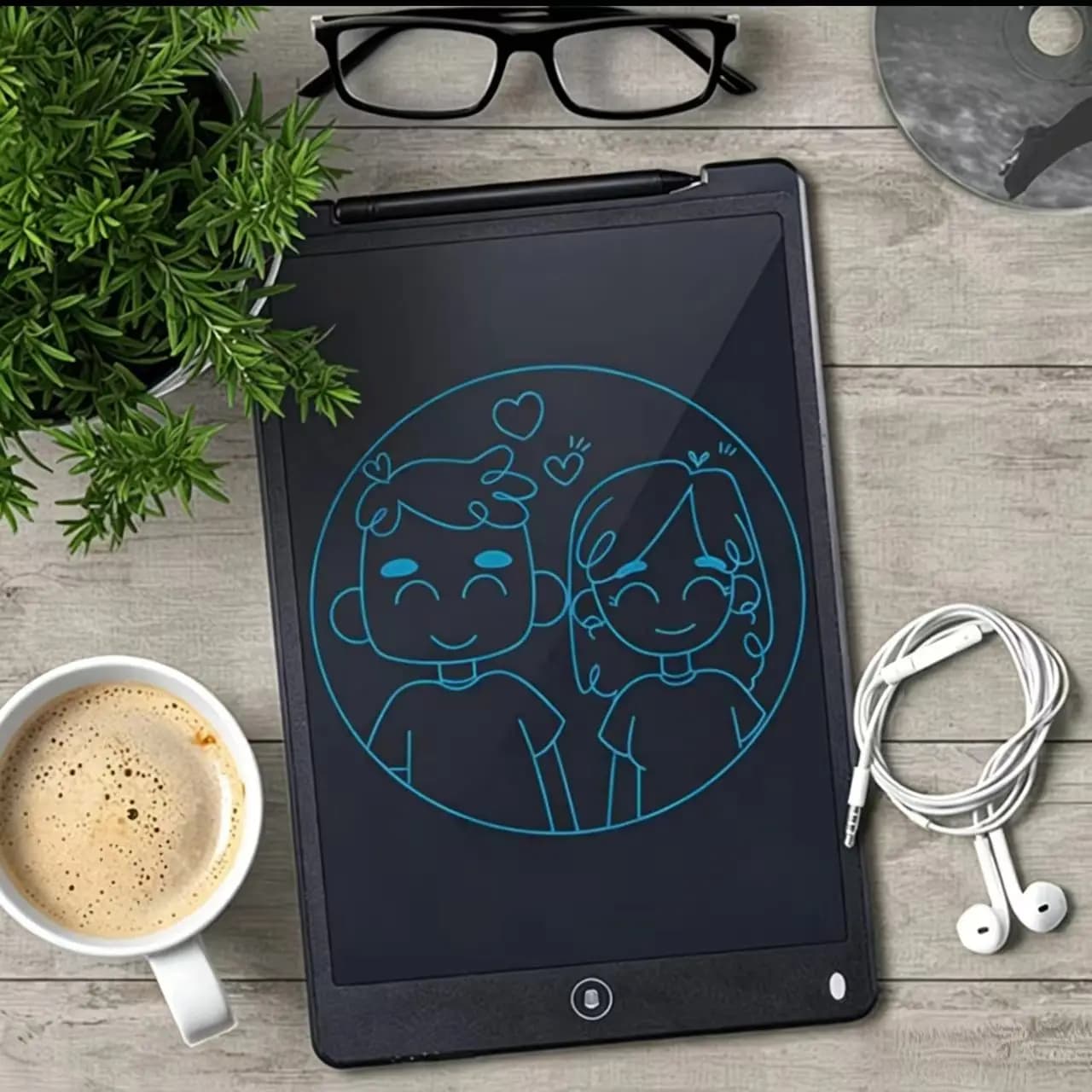 Smart LCD Writing Tablet, Kids Drawing Board, Student Sketch Pad, Office Draft & Message Board
