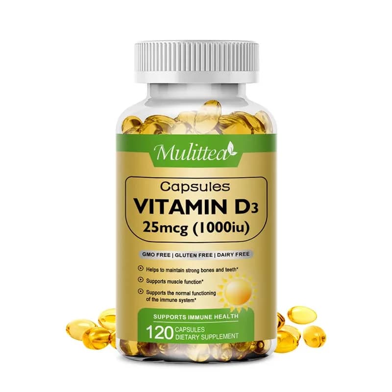 MUTSWEET Vitamin D Calcium Capsules It absorbs teeth and bones Health of the immune nerve Muscle strength Energy level Nutritional supplement