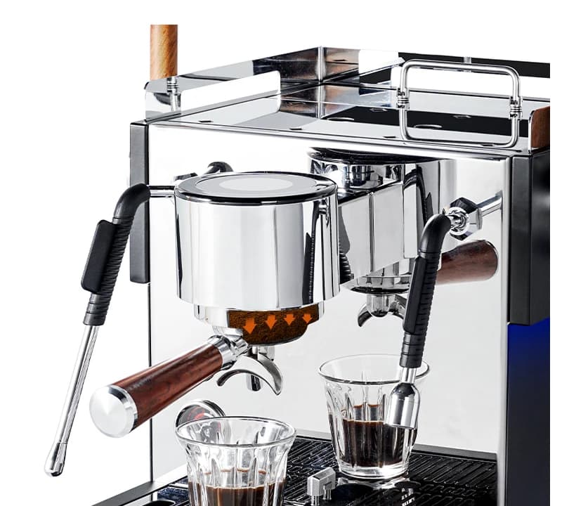 Semi Automatic Espresso Machine Lever Professional 58mm Home Smart Pressure PID Display Stainless Steel 12 Car/RV/Hotel