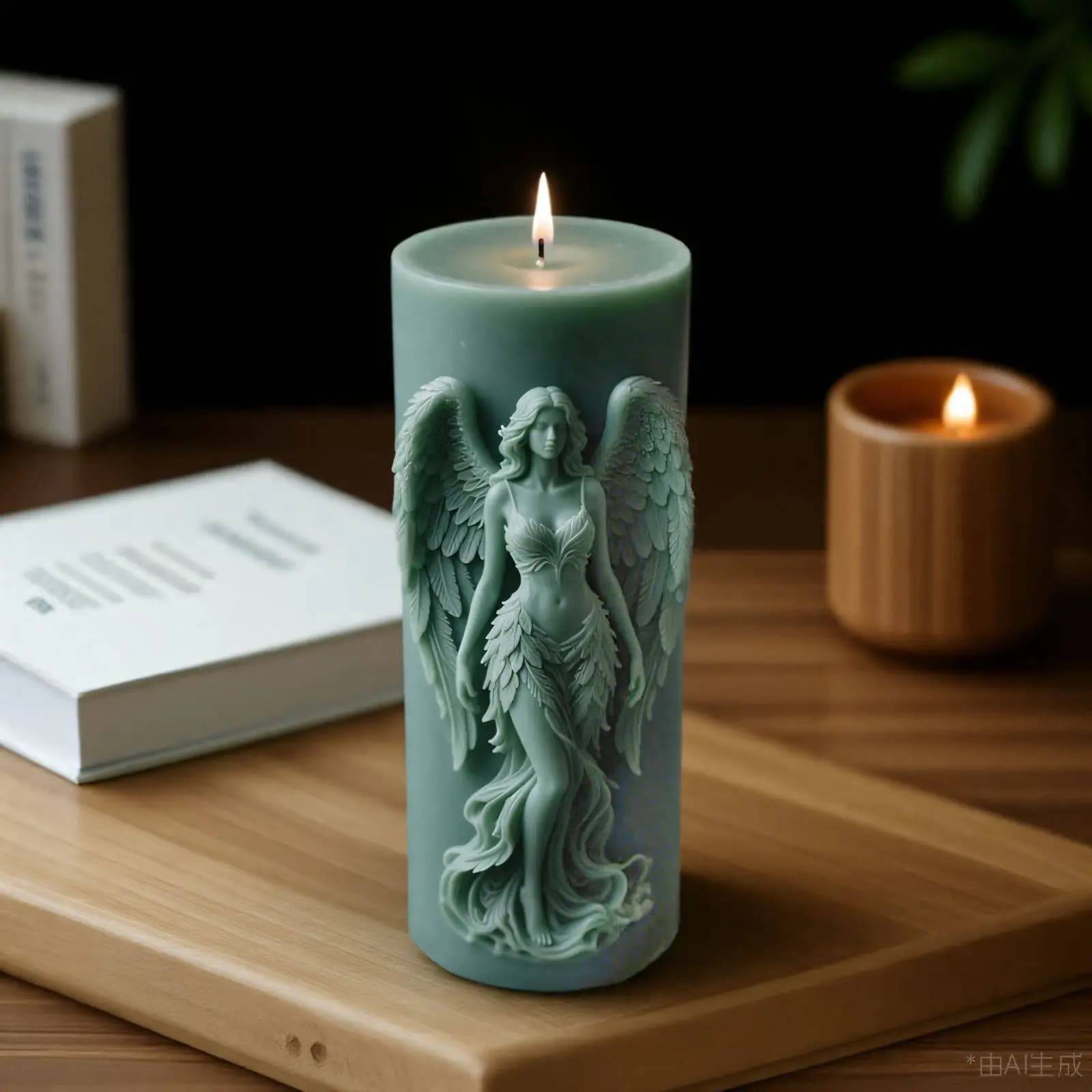 Fantasia Ali d'angelo Dea Aroma Candela Stampo in silicone Angelo fai da te Diffusore Pietra Ornamenti decorativi Stampo in silicone Decorazioni per la casa