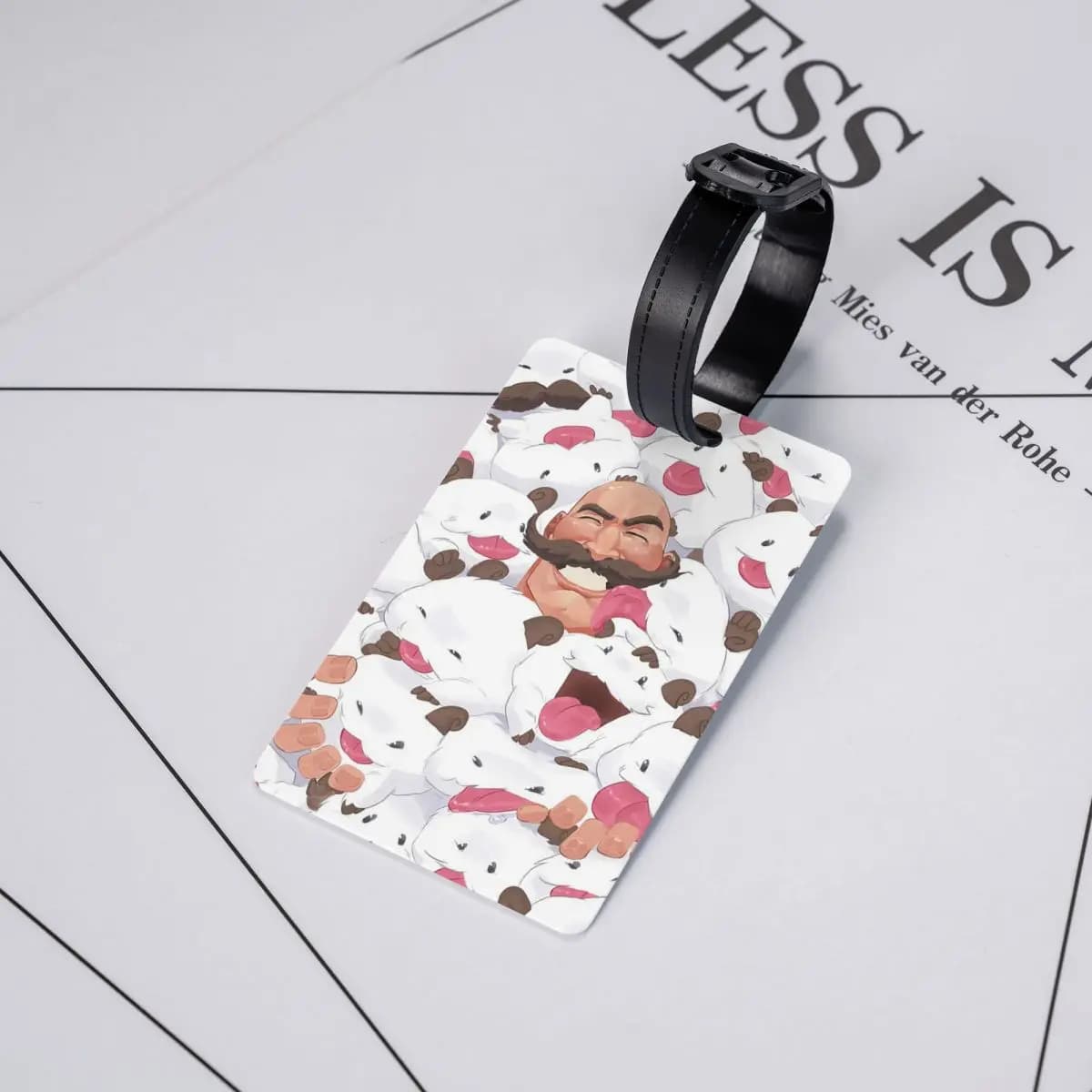 Etichette per Bagagli League of Legends, Accessori per Valigie, Targhette da Viaggio, Porta Etichette con Nome e Indirizzo