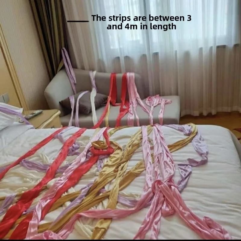 Cintura in morbida seta Cintura in raso di seta lucida Nastro speciale per reggette Corda Bondage