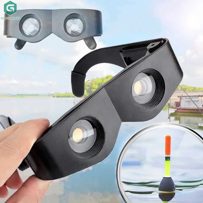 1pc Occhiali da pesca Focus Telescopio binoculare professionale regolabile Lente d'ingrandimento Occhiali vivavoce indossabili per la mirino della TV del teatro
