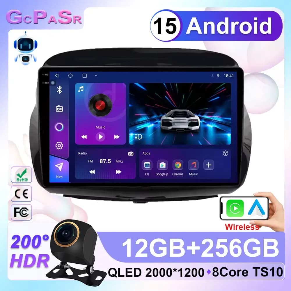 Android Auto Dvd Per Honda FRV FR-V EDIX 2004 2005 2006 2007 2008 2009 Auto Radio Stereo Lettore Multimediale di Navigazione GPS 2din