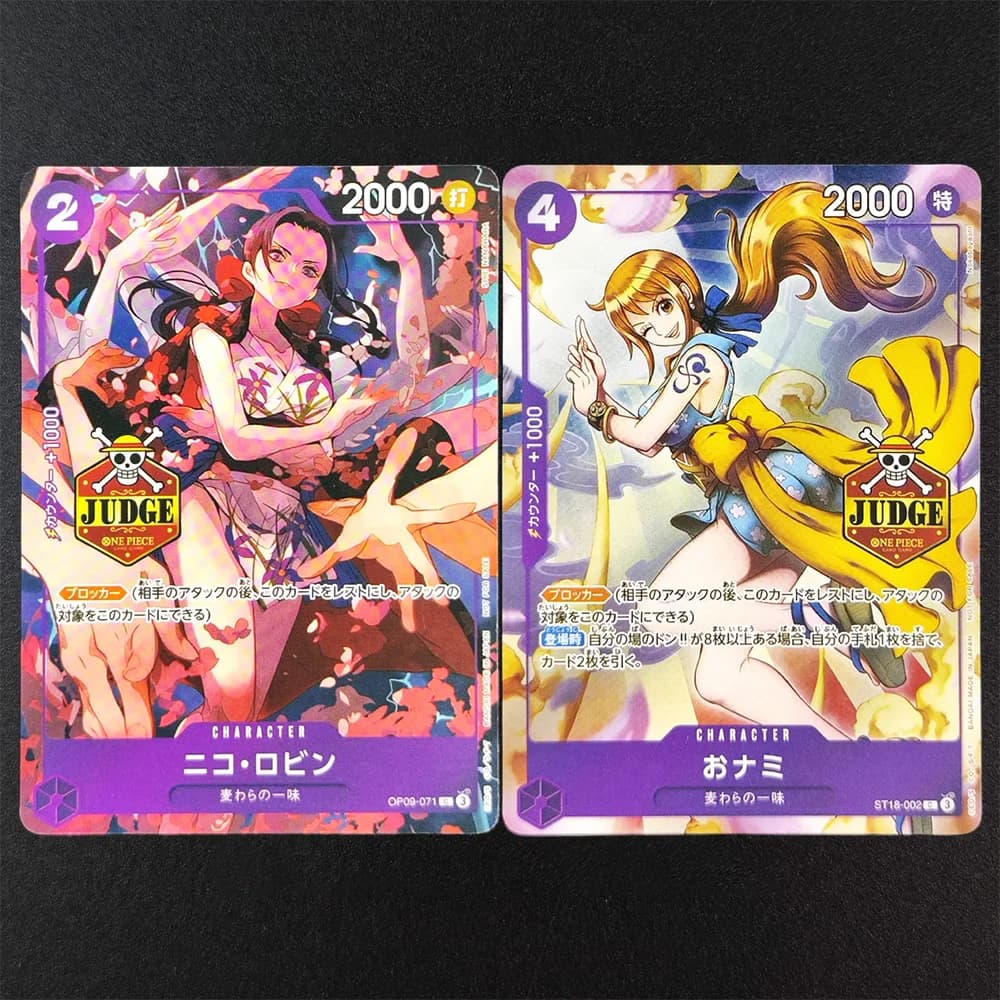 Carte da Collezione Promozionali DIY Proxy One Piece OPCG Giapponese 2025 O-Nami Vergo Robin Doflamingo Sabo Sengoku Brulee Judge