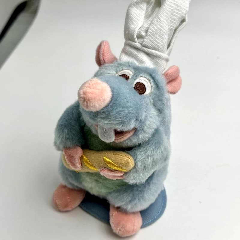 Anime 15Cm Ratatouilles Chef Remy Magnetic Plush Toy Room Decora Doll Shoulder Plush Doll Decoration Headband Toy Birthday Gifts