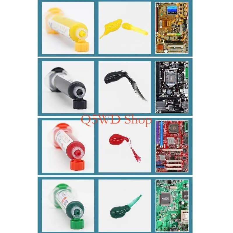 Q5WD UV Solder Mask PCB BGA Paint Prevent Corrosive Arcing Welding Fluxes Oil Solderi