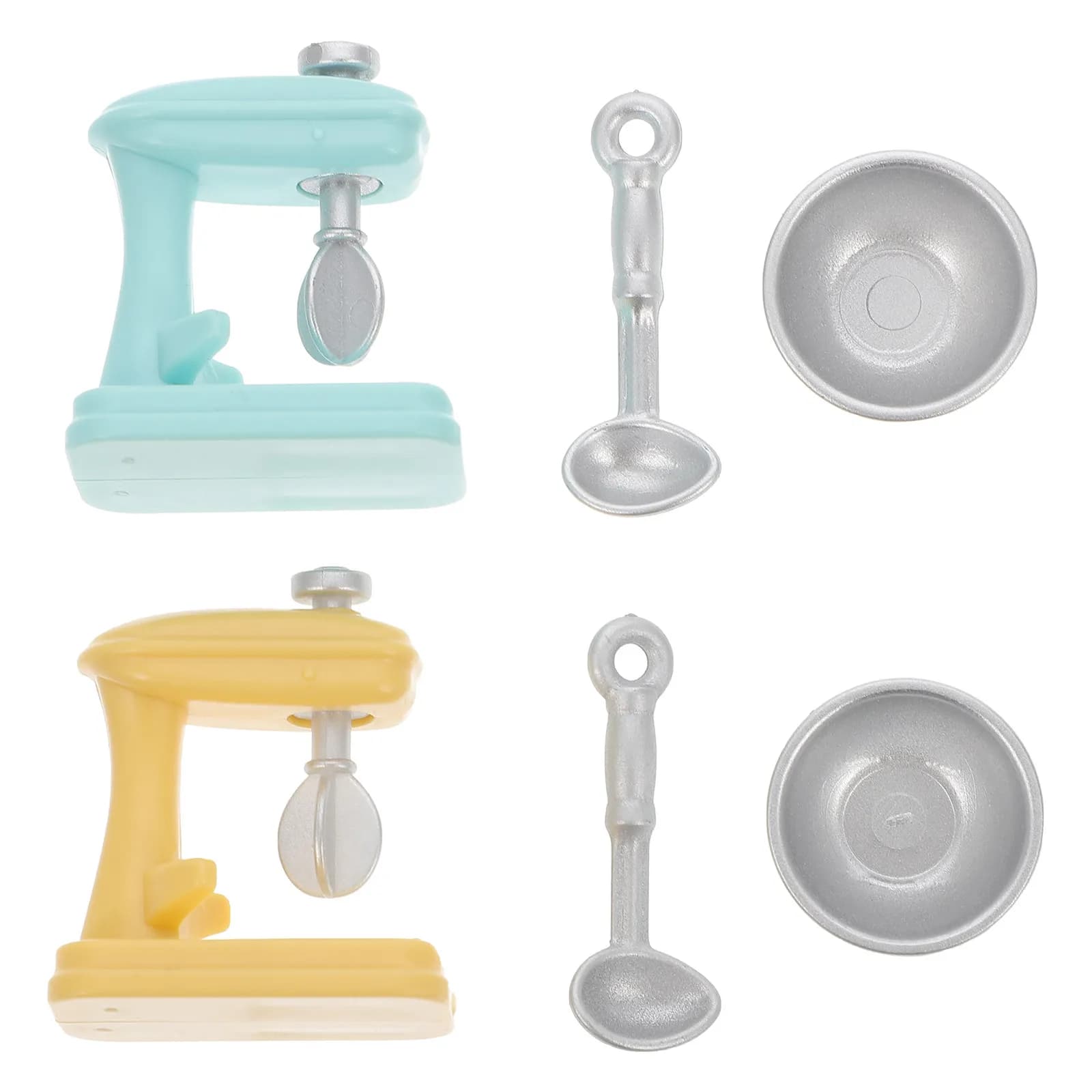 2 Set di Mini Frullatori Simulati, Elettrodomestici Giocattolo per Bambini, Decorazione per Cucina Giocattolo, Regalo Educativo, Miniature per la Casa