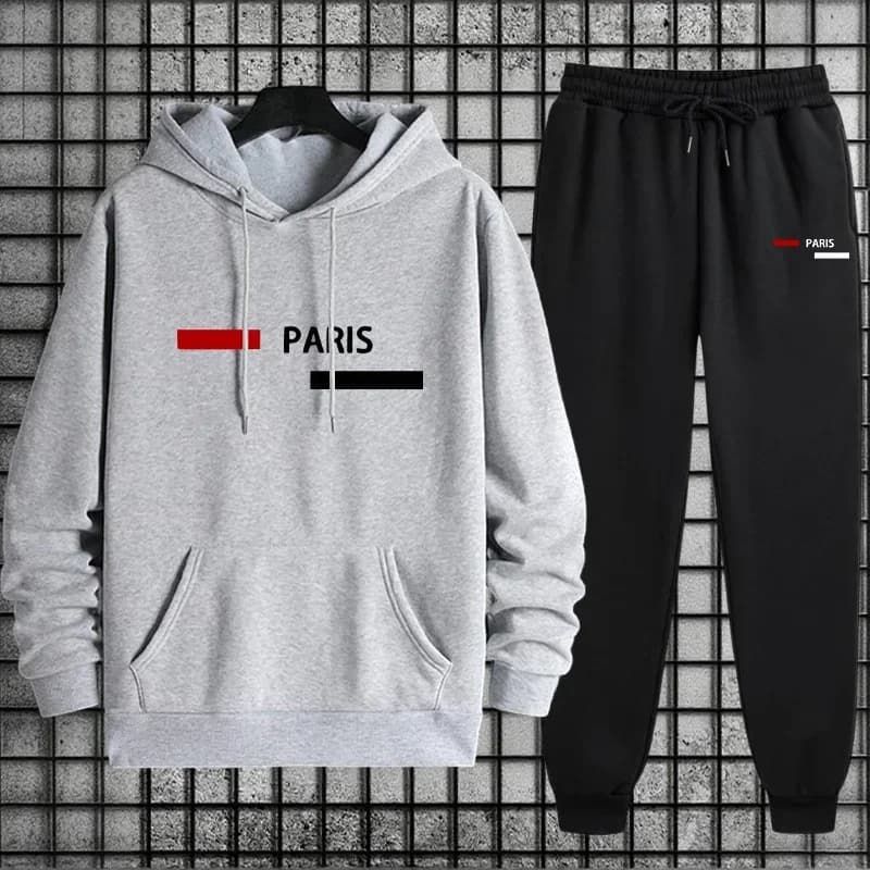 Daily Sports Spring 2026: Complete Sporty Man Comfort and Simplicity - Sweatshirt and pants Casual Fashion Outdoor