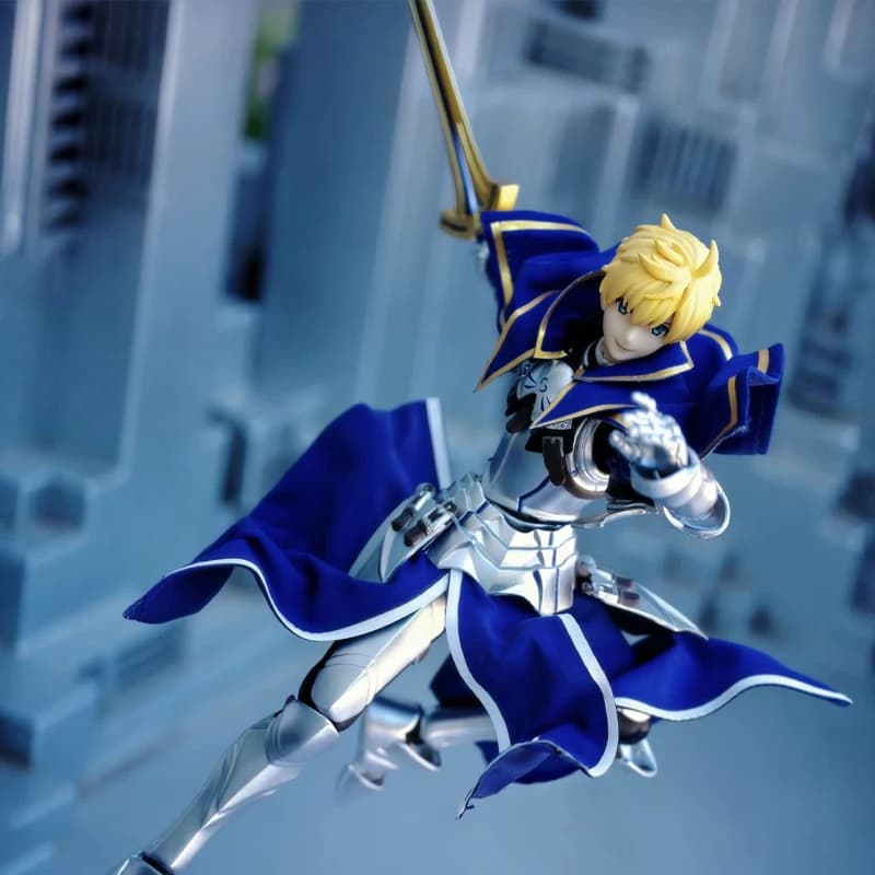Figma Fate Arthur Pendragon Saber Gonna con Orlo a Mantello, Accessori per Action Figure Anime, Modello di Vestiti con Filo di Ferro Incorporato