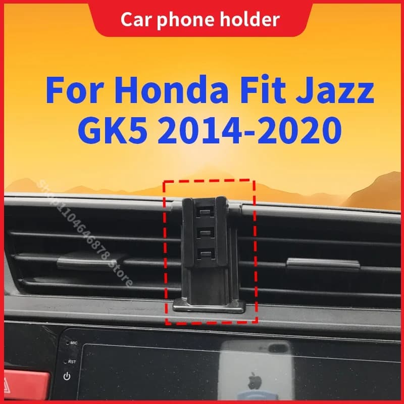 Per Honda Fit Jazz GK5 2014 2015 2016-2020 Supporto per telefono per auto Speciale staffa fissa Base per caricabatterie wireless Supporto per telefono cellulare