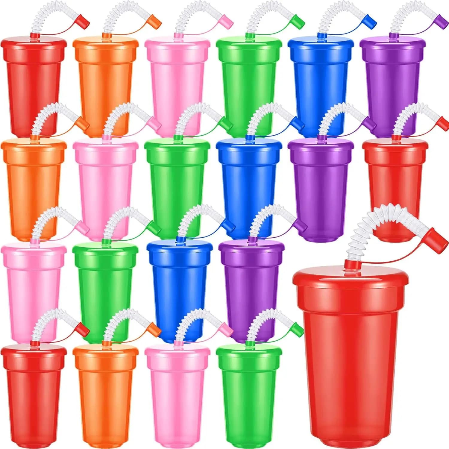 1/2/4 Set Expandable Siphon Paglia Cup 6 Colors Plastic Heel Cup with Suit Cover Home Travel Portable Baby Bottle Water Cup