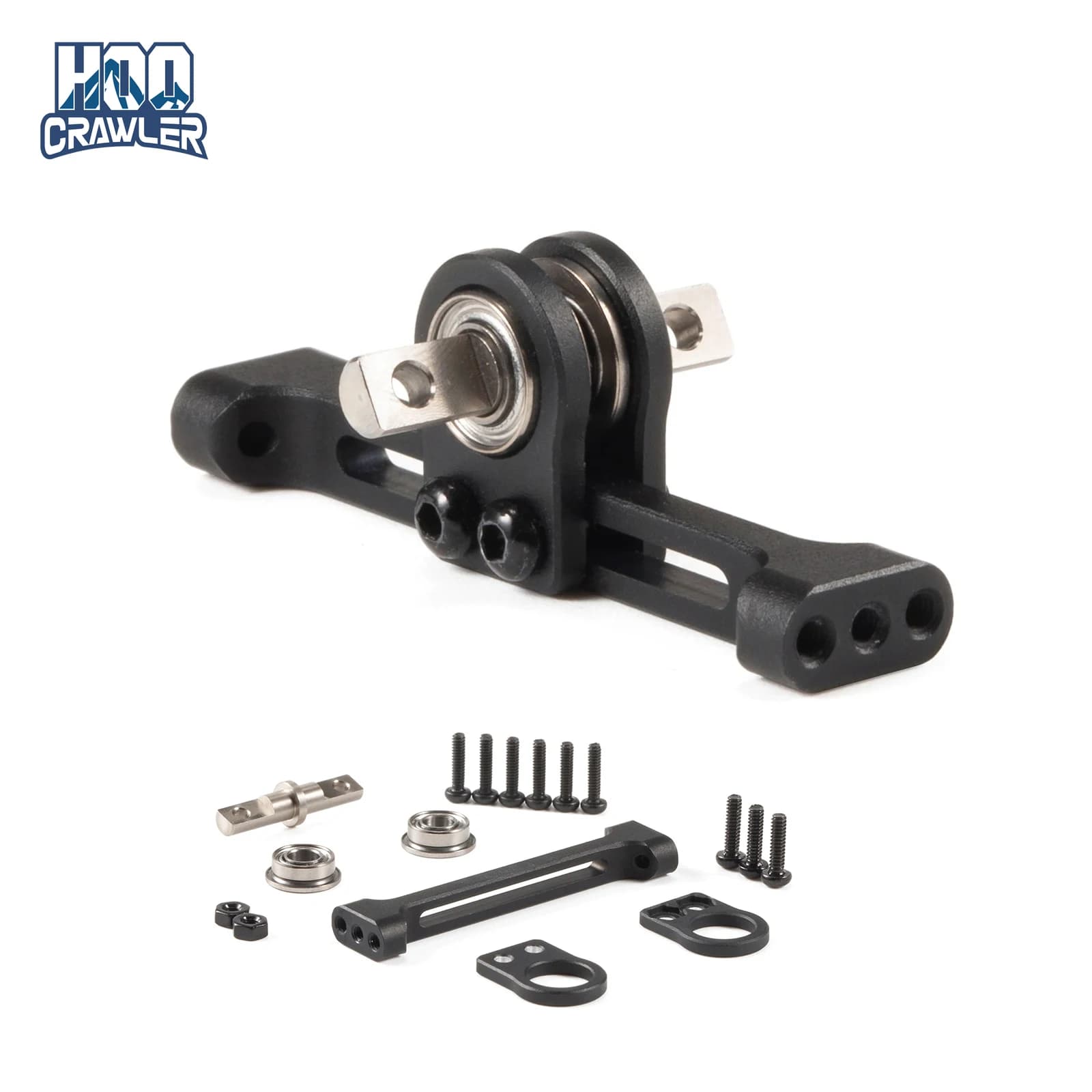 Cuscinetto di supporto regolabile in alluminio CNC 1/24, larghezza 35 mm, per telaio compatto COMP Micro Crawler LCG SCX24 personalizzato