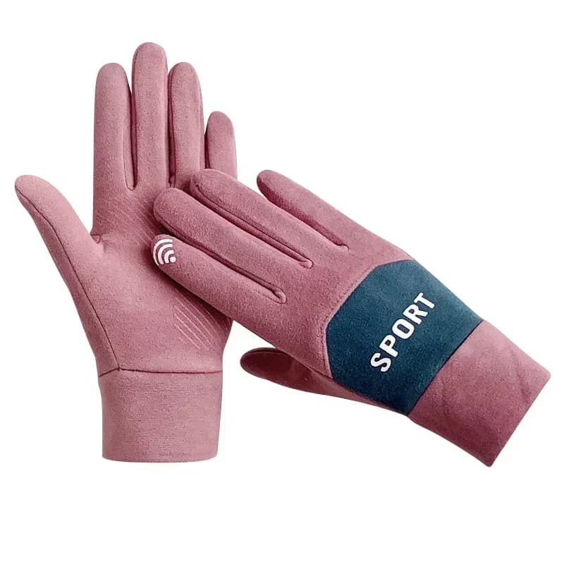 Guanti da ciclismo invernali Guanti termici touch screen Sport all'aria aperta per la pesca Guanti da bici da strada per moto Accessori per biciclette