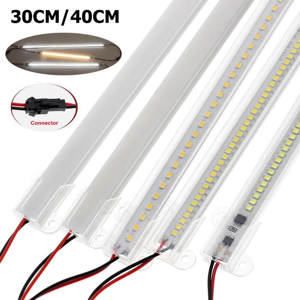 30CM/40CM Led Tube Light Bar Luci 72leds Bianco Smd2835 220v Decorazione Della Lampada Da Cucina Profilo Illuminazione Striscia Lattea Shell