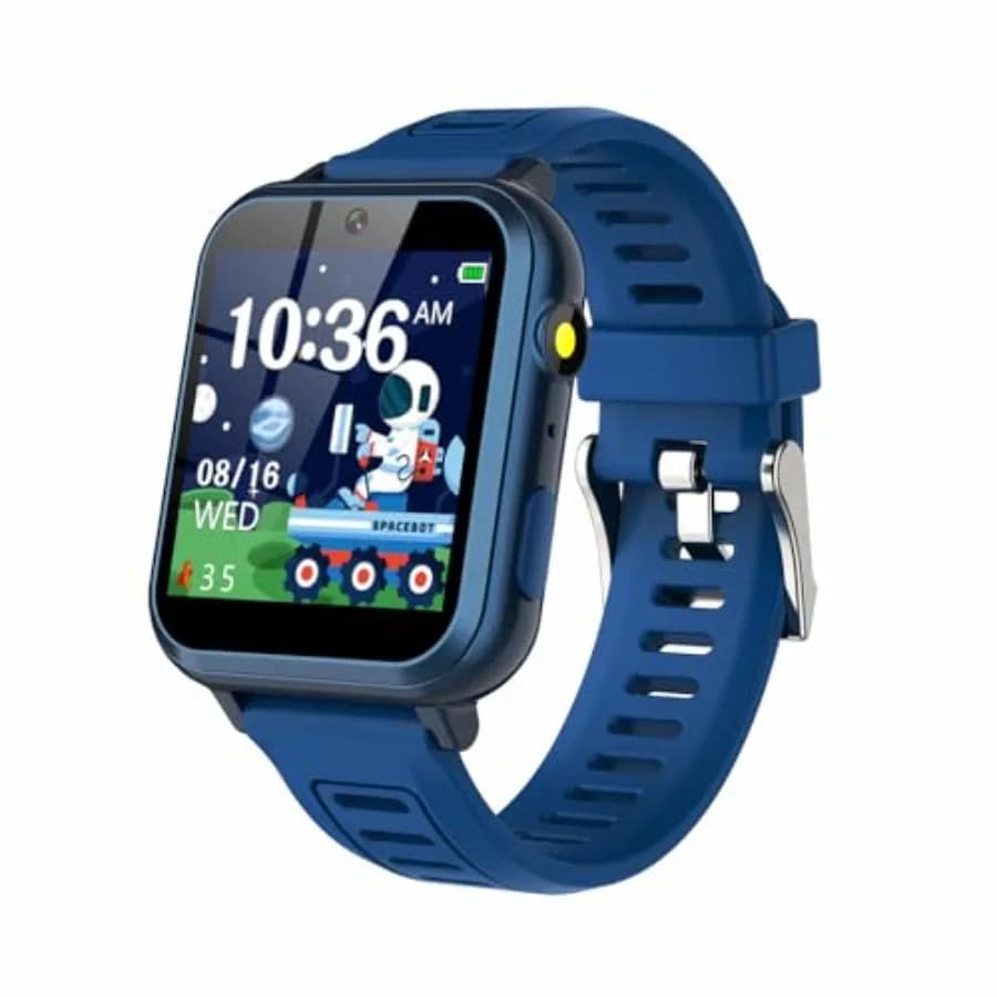 Smart Watch for with 39 Puzzle Games HD Touch Screen Camera Music Player Pedometer Alarm Clock Calculator Flashlight 12/24 hr G