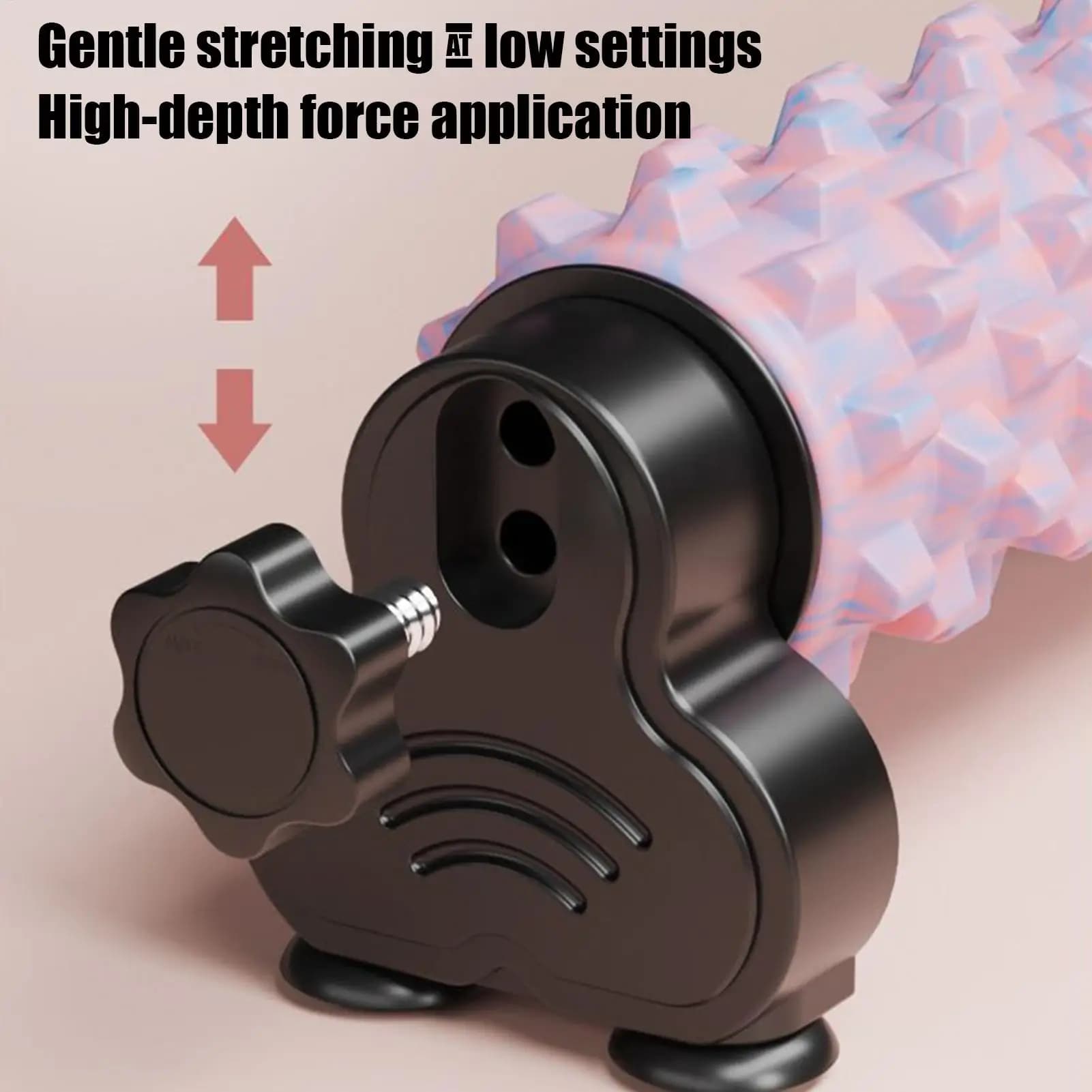 Deep Muscle Stretching Foam Roller with Suction Cup, Body Exercise Roller with Home Support, Gym, Yoga, Pilates, Fitness