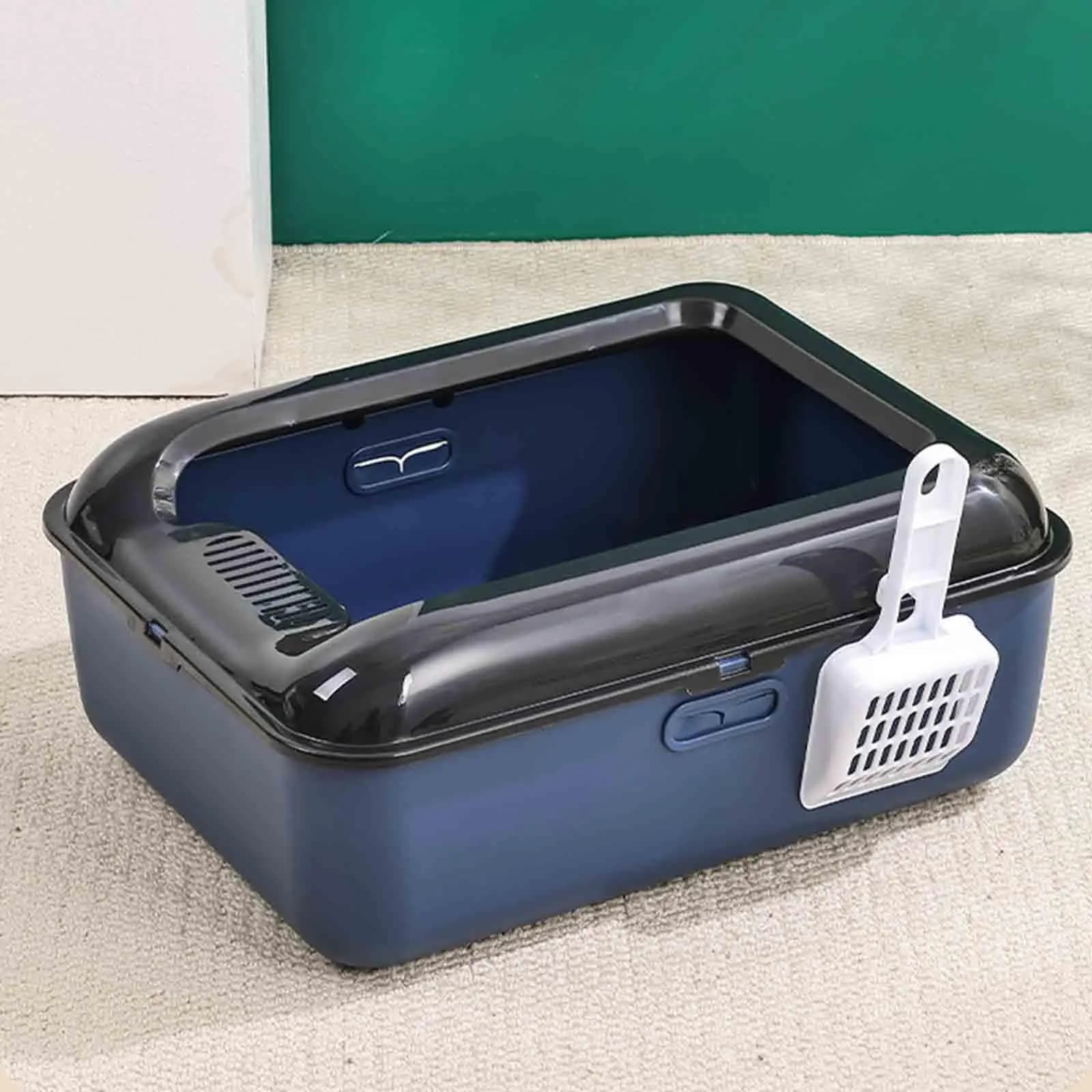 Cat Litter Box Cat Sand Box Pet Supplies Cat Bedpan Open Top Pet Litter Tray