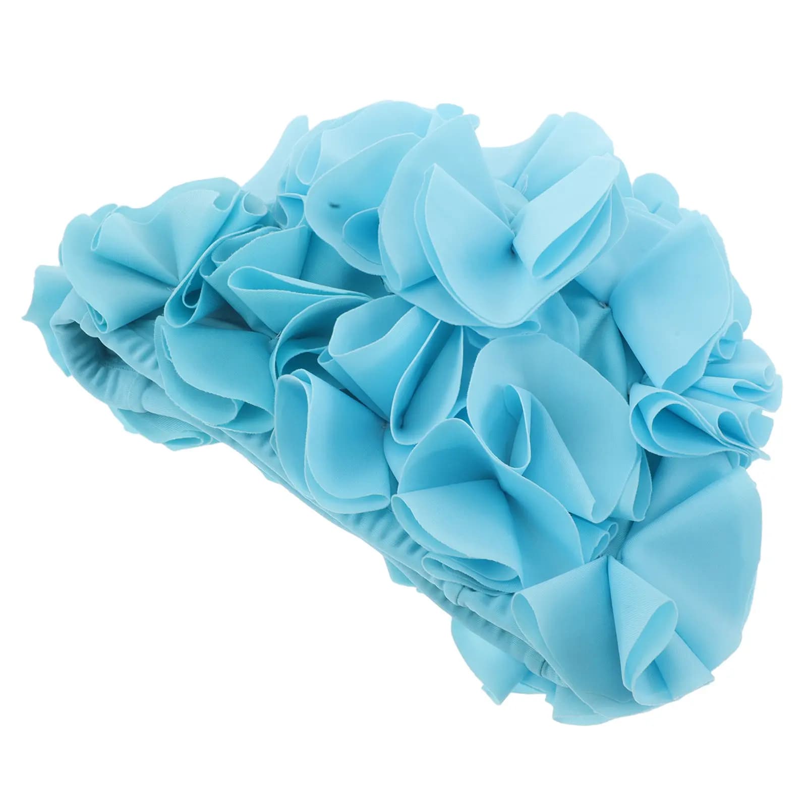 Cuffia da Nuoto Carina per Donne, Design Floreale 3D, Elastica, per Capelli Lunghi, Impermeabile, per Piscina e Spiaggia