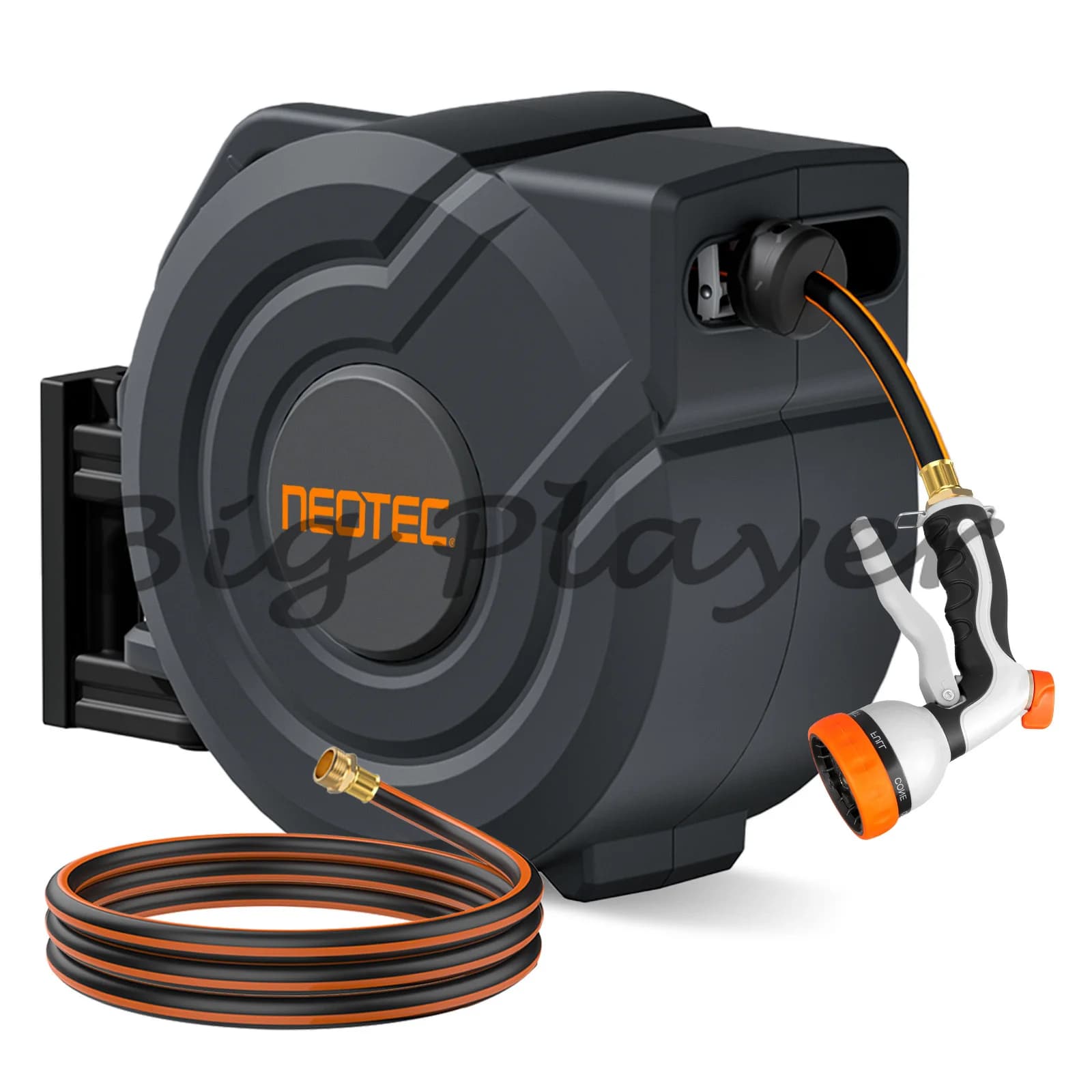 1/2 30 m automatic telescopic garden hose, metal coil, garden hose, industrial water hose
