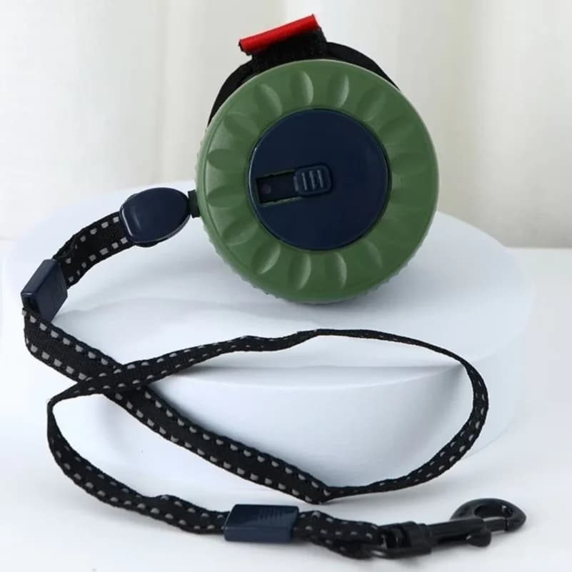 Anti-Slip Handle Automatic Retractable Pet Leash Adjustable Hands-Free Dog Traction Rope One-Click Lock Dog Walking Rope