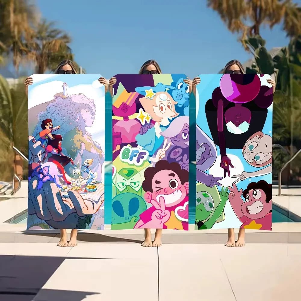 Cartoon Towel S-Steven U-Universe-S Soft Pool Travel Fitness Shower Cool Camping Quick Classic Drying Sports Beach Towel Gift