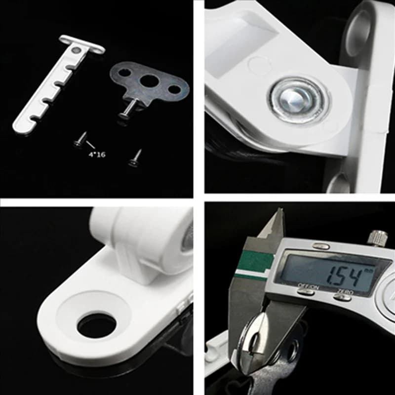 B68C 3X Nuovo Limitatore Finestra Posizione Fermo Fermacorda e ganci Casement Vento Brace Porta di Sicurezza Domestica Finestre Sash Lock Sicurezza dei Bambini