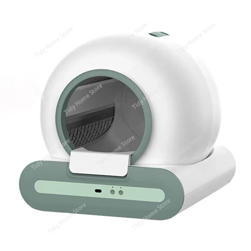 Lettiera automatica: toilette intelligente per gatti completamente chiusa, pulizia con un clic, lettiera intelligente antispruzzo