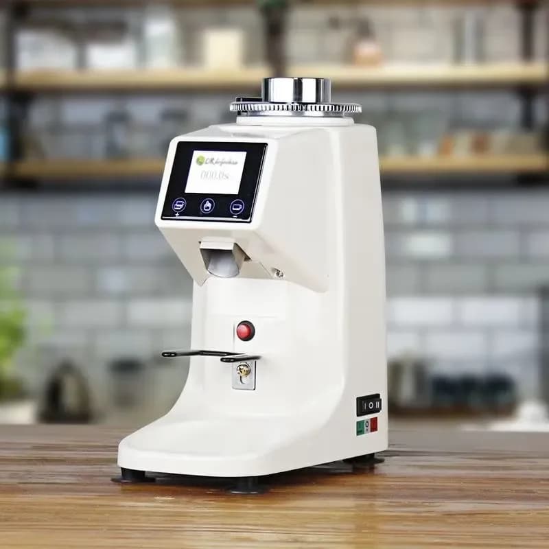 Professional Electric Coffee Grinder 64mm Flat Burr Stainless Steel Espresso Bean Mill High Precision Grinding Machine for