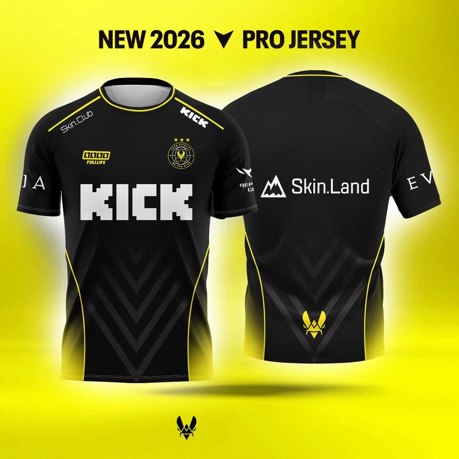 Maglietta Zywoo 2026 Nuova Vitality Team CS2 Esports Training T-shirt Estiva Unisex Top Moda Cool Quotidiana Uniforme per Fan Gamer