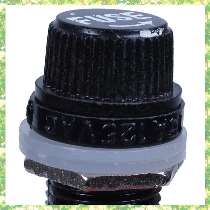Smart-4 12 mm threaded parts with fuse holder for welding panel mounting for 5X20mm fuse